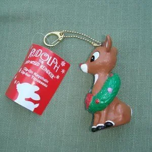 Kurt Adler | Holiday | 6 W 5 Bundle Rudolph The Red Nosed Reindeer Key ...